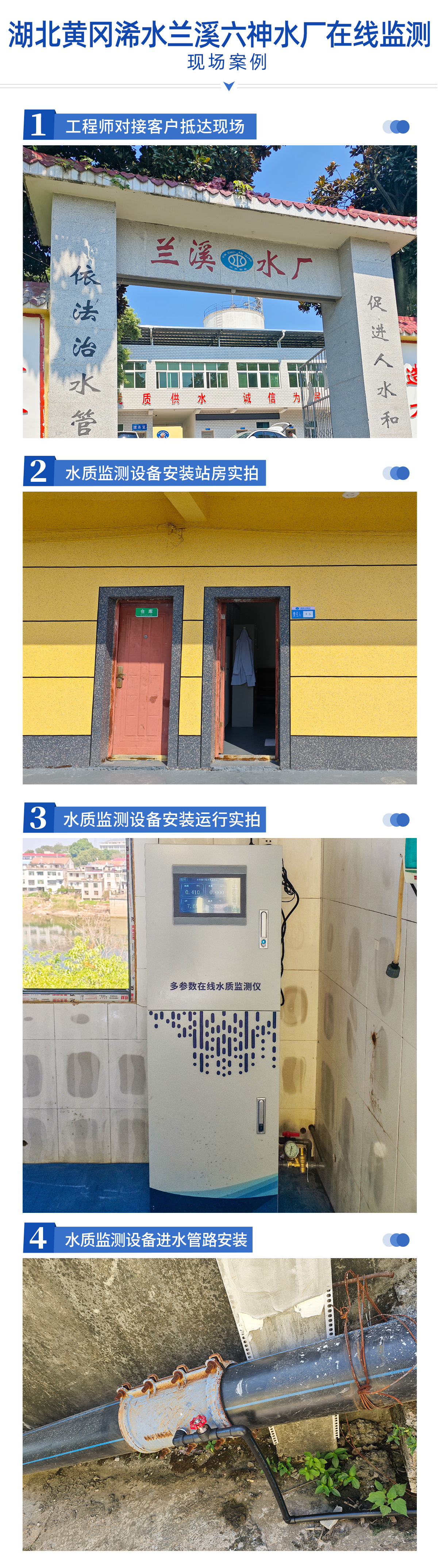 湖北黄冈兰溪水质监测设备安装.jpg